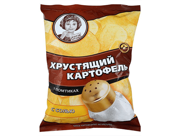 Картофельные чипсы "Девочка" 160 гр. в Некрасовке