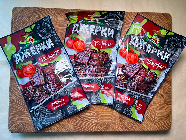 Джерки из индейки "Баффало" 45 гр. в Некрасовке
