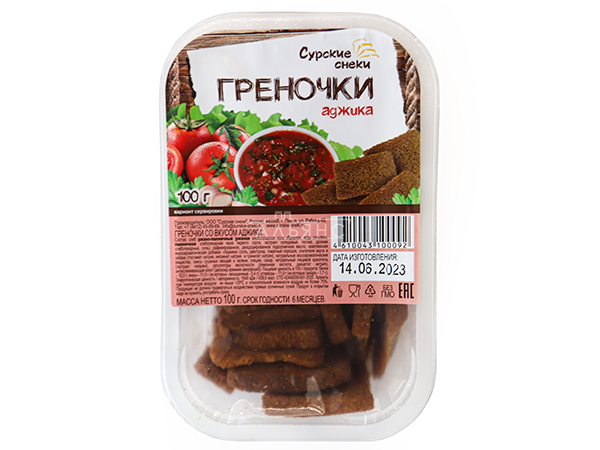 Сурские гренки с Аджикой (100 гр) в Некрасовке