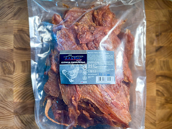 Мясо (АЛЬЯНС) вяленое курица 500гр "С халапеньо" в Некрасовке