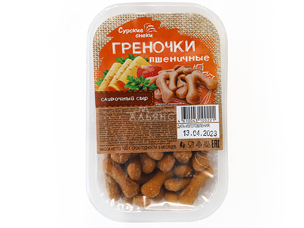 Сурские (ПШЕНИЧНЫЕ) Сливочный сыр (100 гр) в Некрасовке