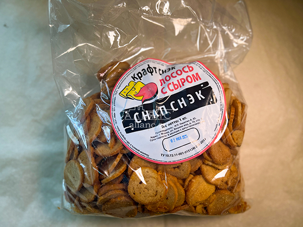 Снапсы ПШЕНИЧНЫЕ "Лосось с сыром" в Некрасовке