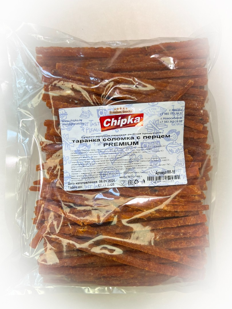 Таранка с перцем (соломка) (Chipka ПРЕМИУМ) в Некрасовке