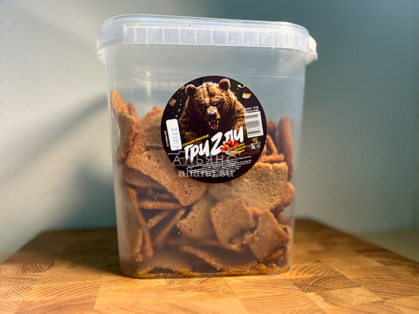 Ведро Ржаные гренки со вкусом Крылышки Барбекю (1 кг) в Некрасовке