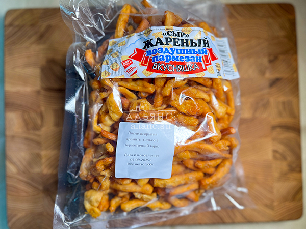 Жареный сыр "ВКУСНЯШКА" со вкусом пармезан (500 гр) в Некрасовке