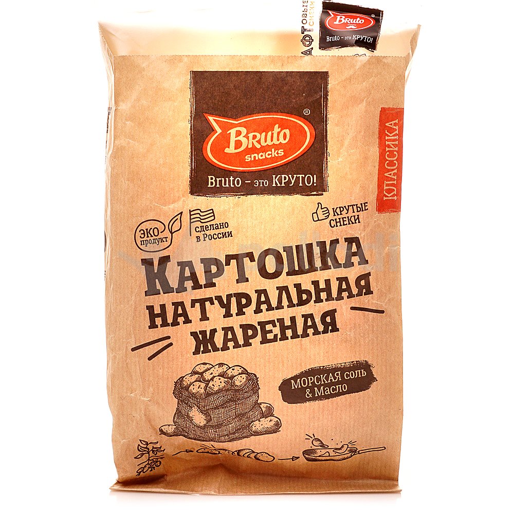 Картофель «Бруто» с солью 70 гр. в Некрасовке